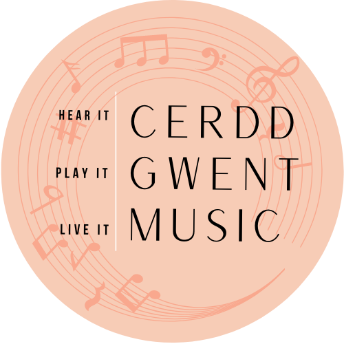 Cerdd Gwent Music logo